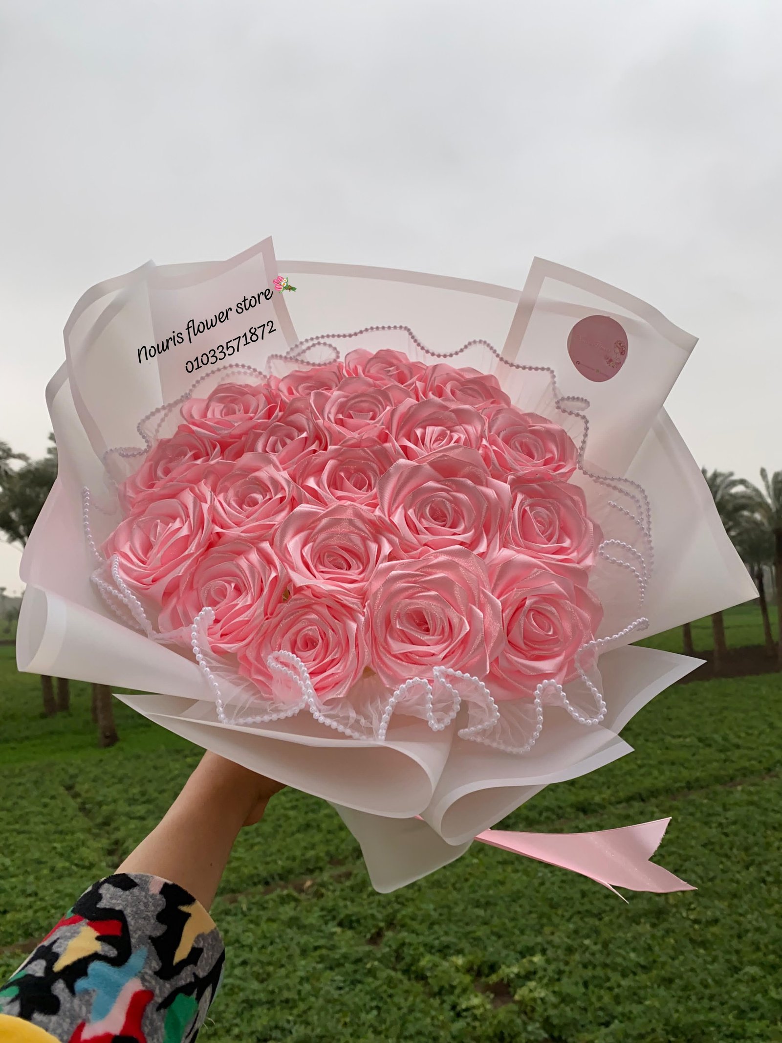 بوكيه ورد بينك🩷